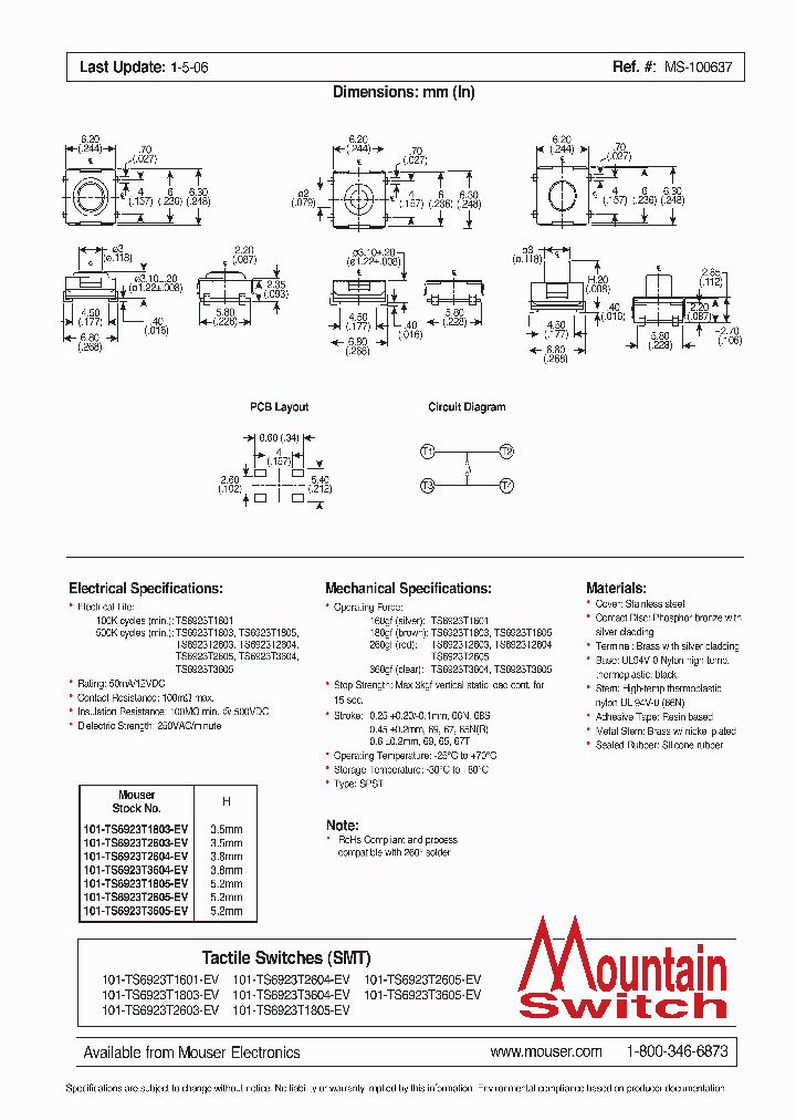 101-TS6923T2603-EV_4200045.PDF Datasheet