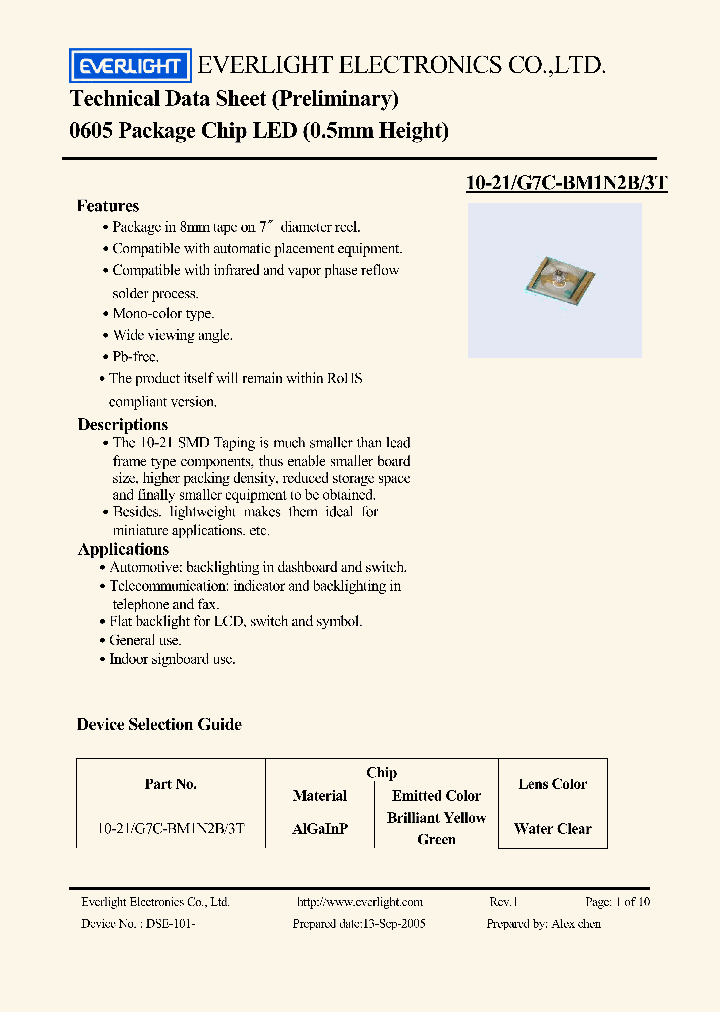 10-21-G7C-BM1N2B-3T_4290652.PDF Datasheet
