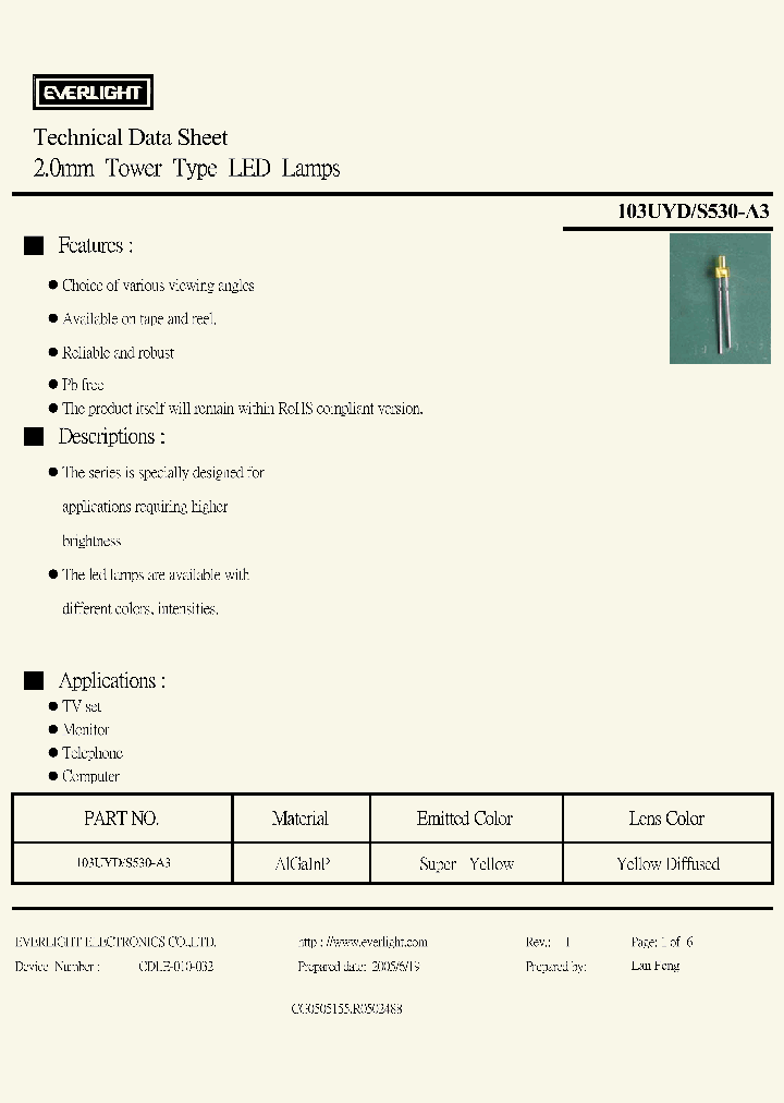 103UYD-S530-A3_4780764.PDF Datasheet