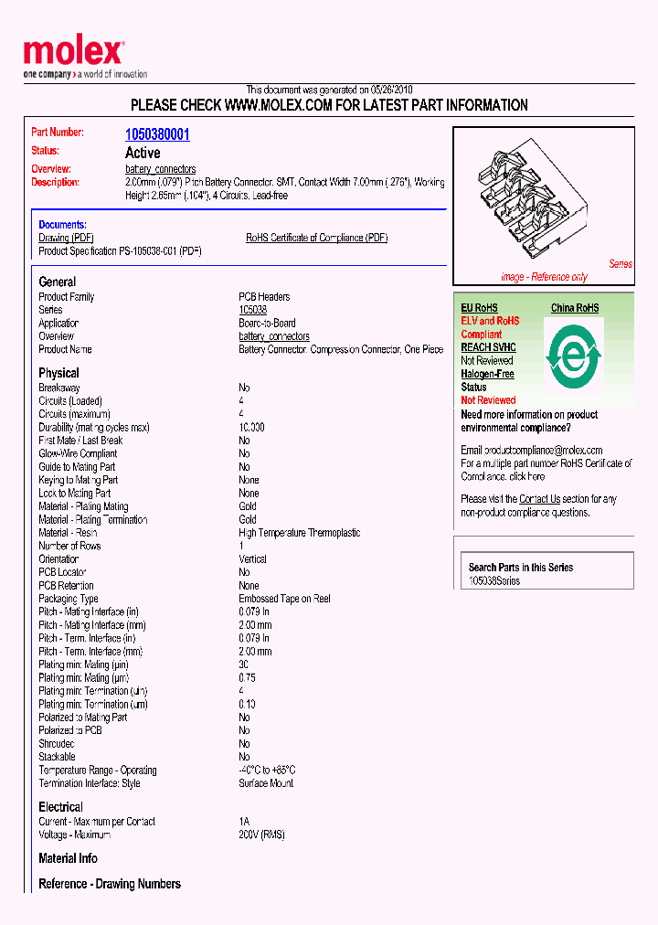 1050380001_4843331.PDF Datasheet