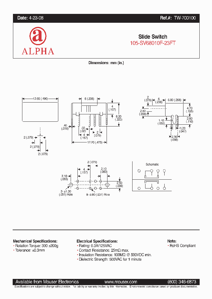 105-SV68010F-23FT_4187852.PDF Datasheet