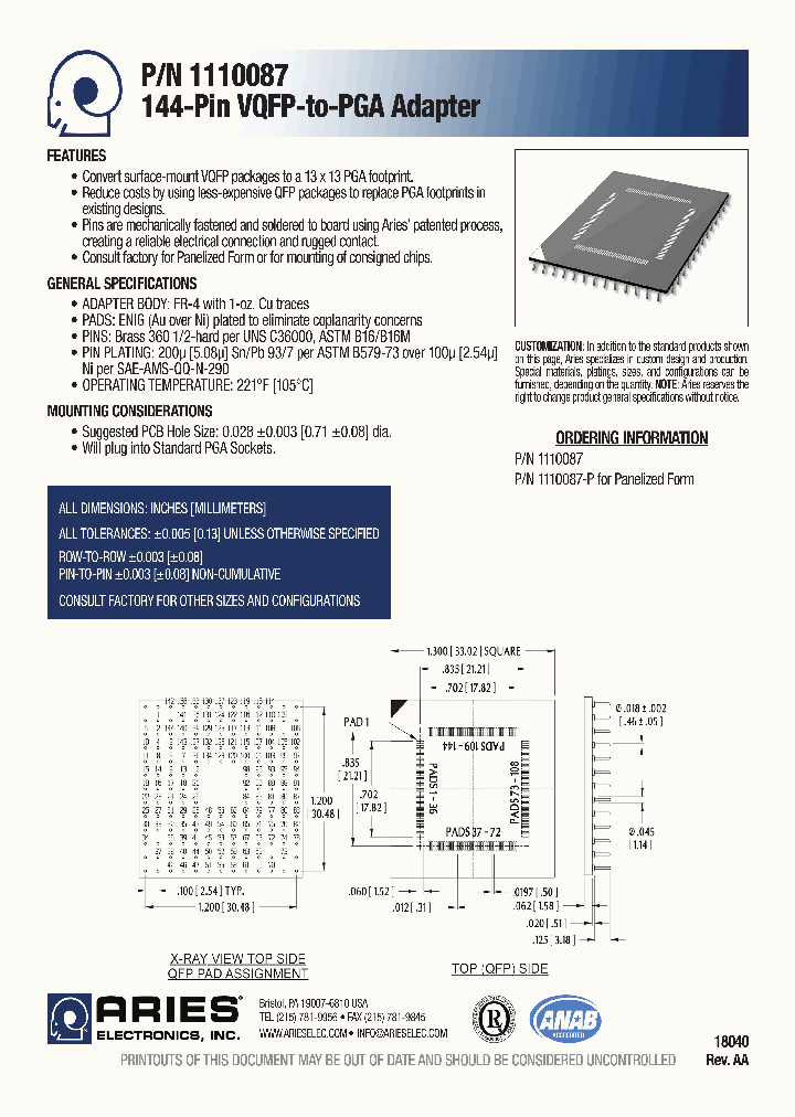 1110087-P_4601311.PDF Datasheet