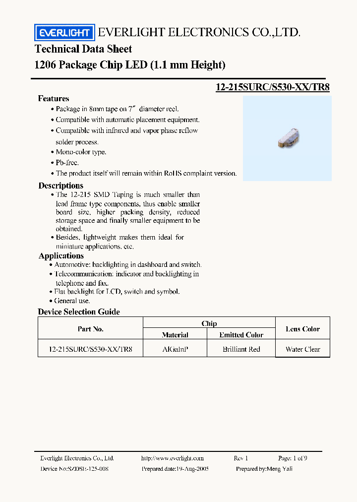 12-215SURC_4213139.PDF Datasheet
