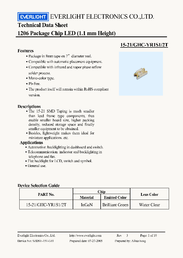 15-21GHC-YR1S12T_4246028.PDF Datasheet