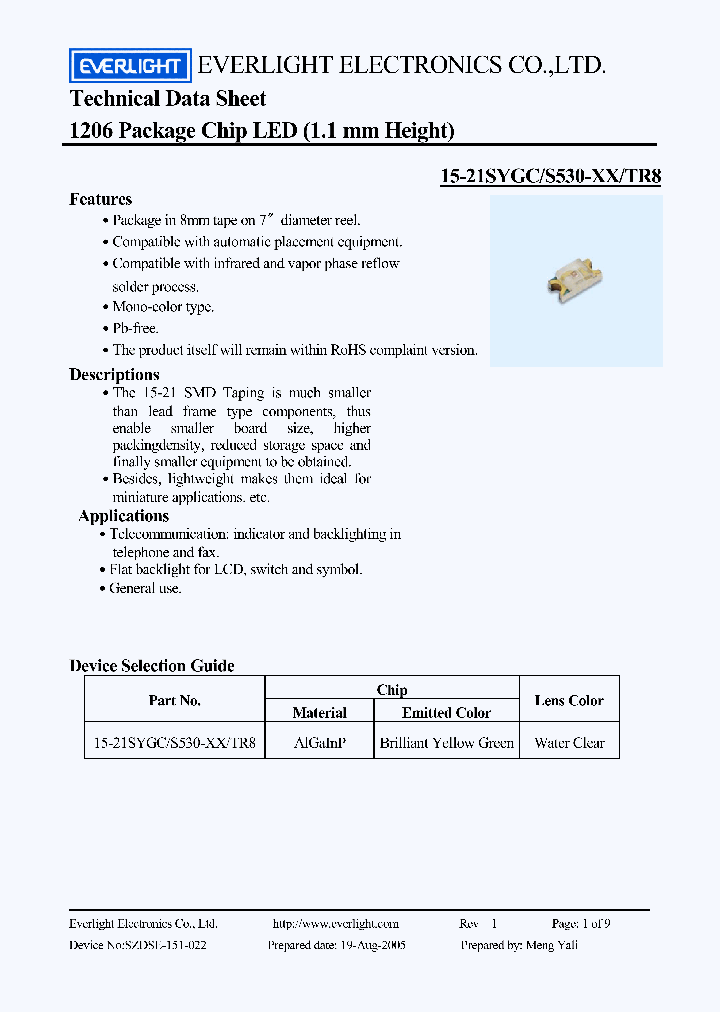 15-21SYGC_4676258.PDF Datasheet