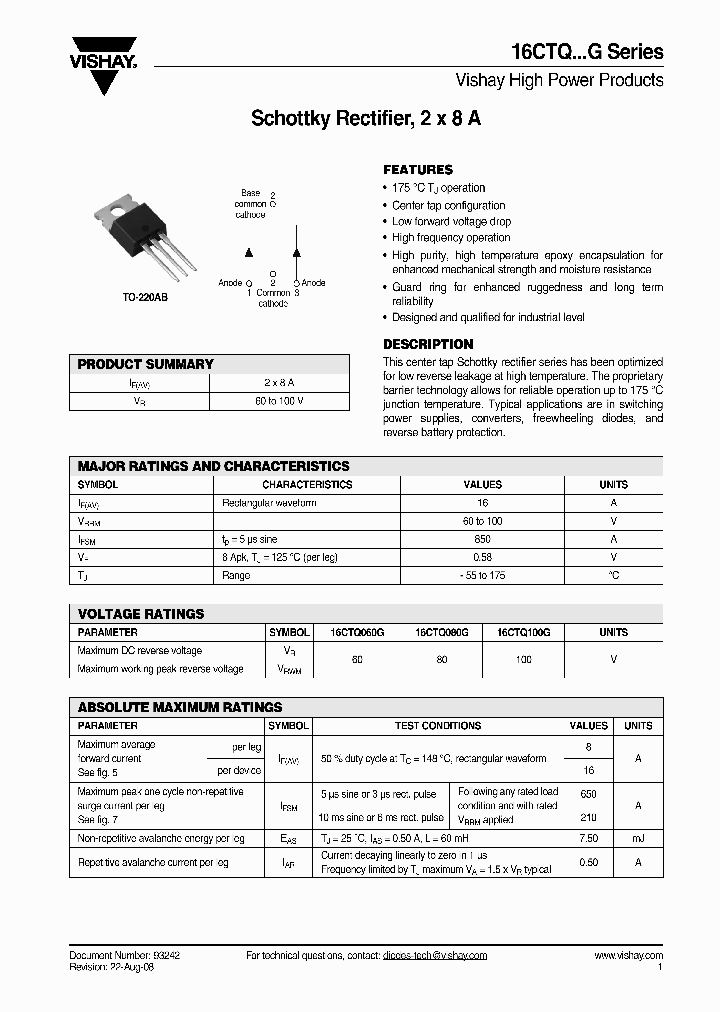 16CTQ060GPBF_4429618.PDF Datasheet