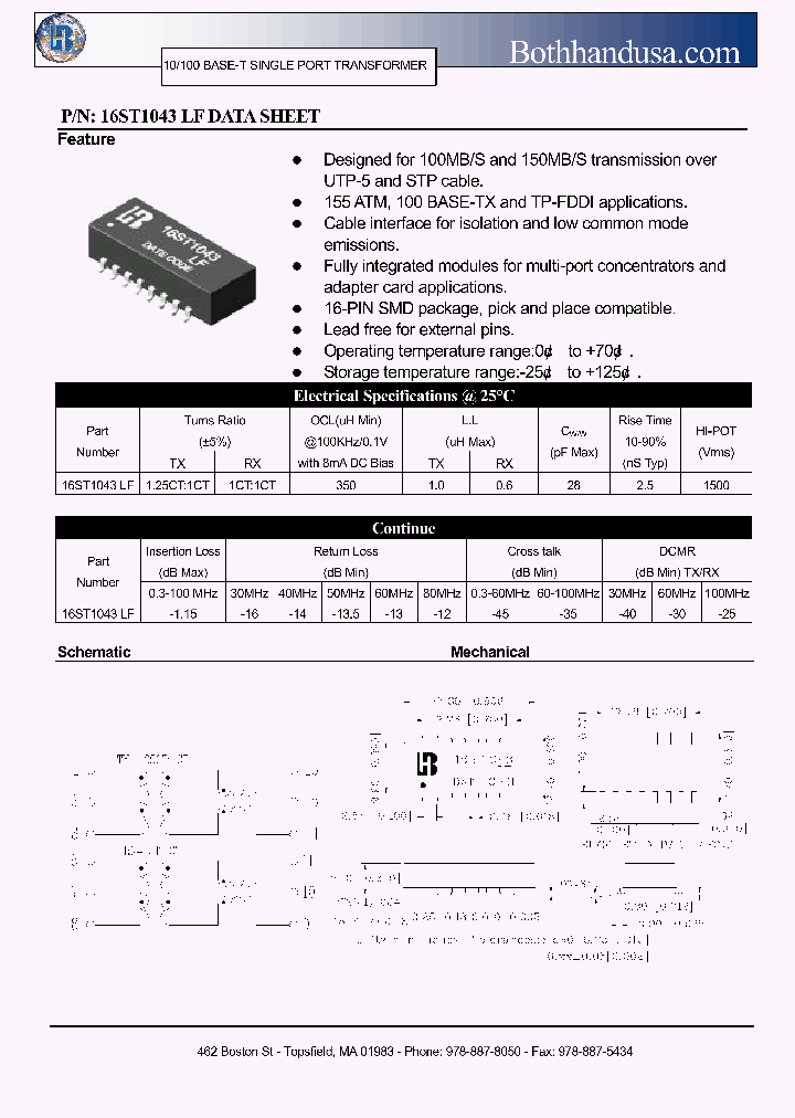 16ST1043-LF_4750985.PDF Datasheet