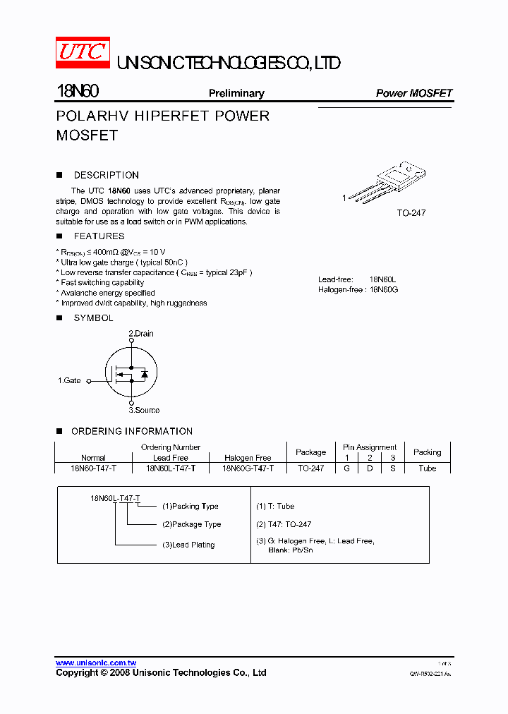 18N60-T47-T_4389687.PDF Datasheet