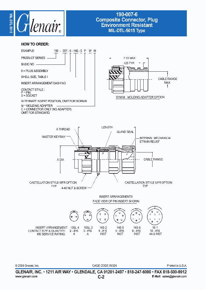 190-007-6-10SL-5PW_4734253.PDF Datasheet