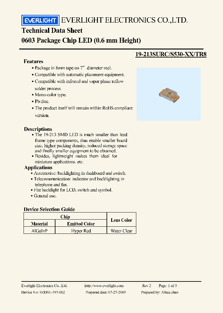 19-213SURC_4447343.PDF Datasheet