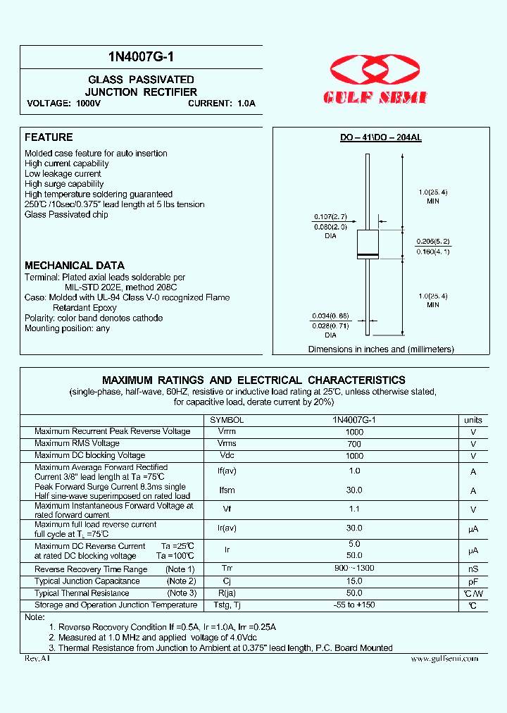 1N4007G-1_4618357.PDF Datasheet