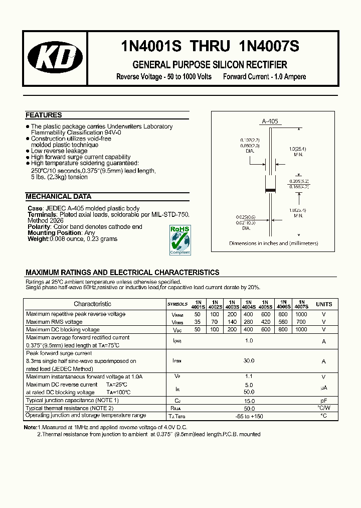 1N4007S_4620592.PDF Datasheet