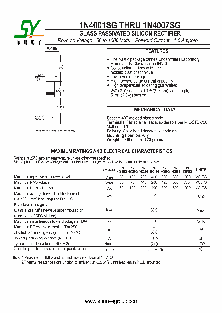 1N4007SG_4887858.PDF Datasheet
