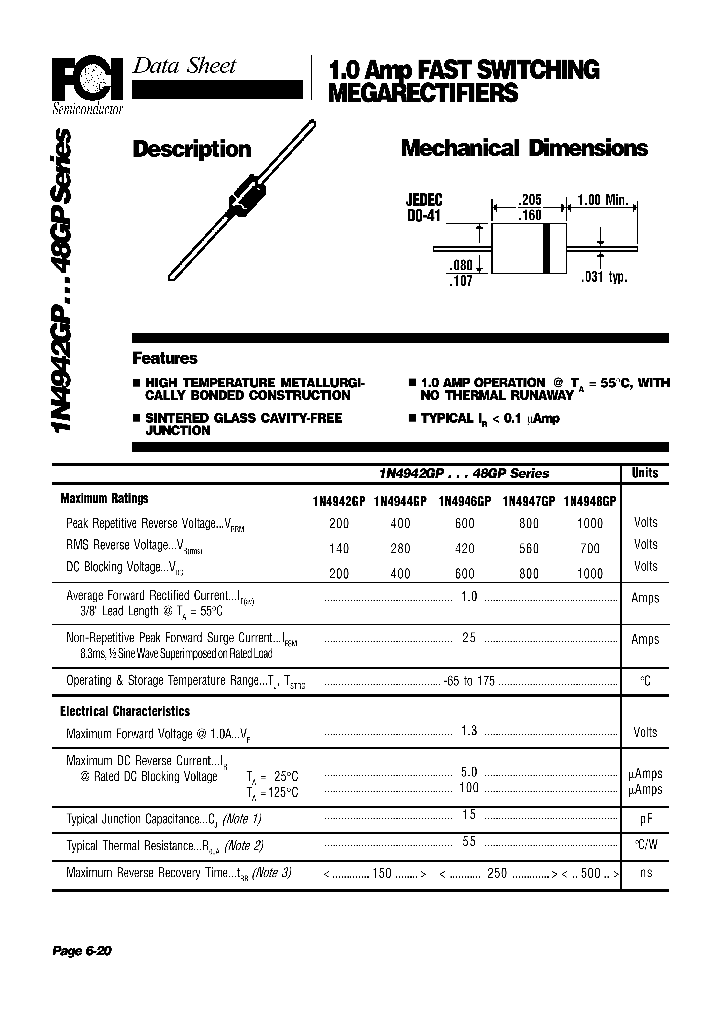 1N4942GP_4222542.PDF Datasheet