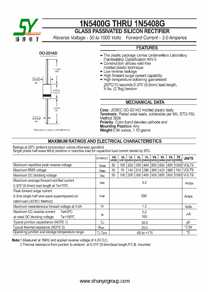 1N5408G_4731764.PDF Datasheet