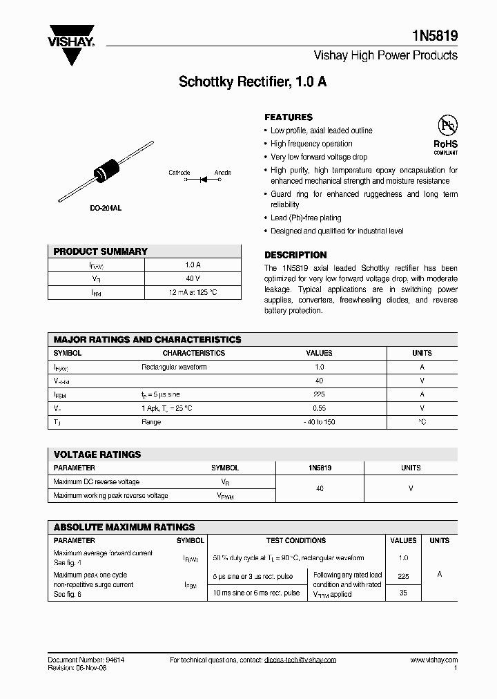 1N5819TR_4391188.PDF Datasheet