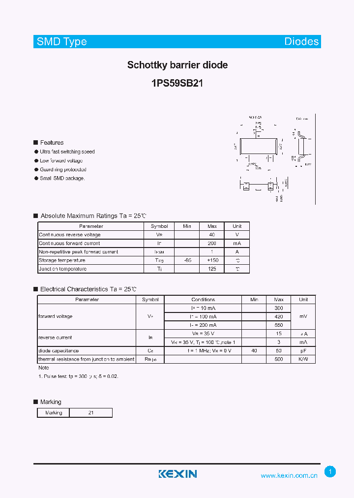 1PS59SB21_4363231.PDF Datasheet