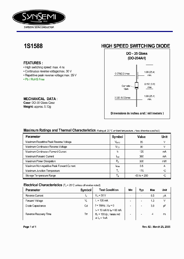 1S1588_4605713.PDF Datasheet