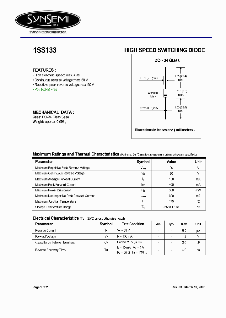 1SS133_4463307.PDF Datasheet