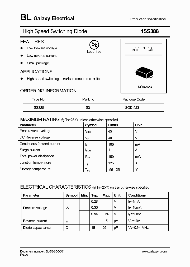 1SS388_4614779.PDF Datasheet