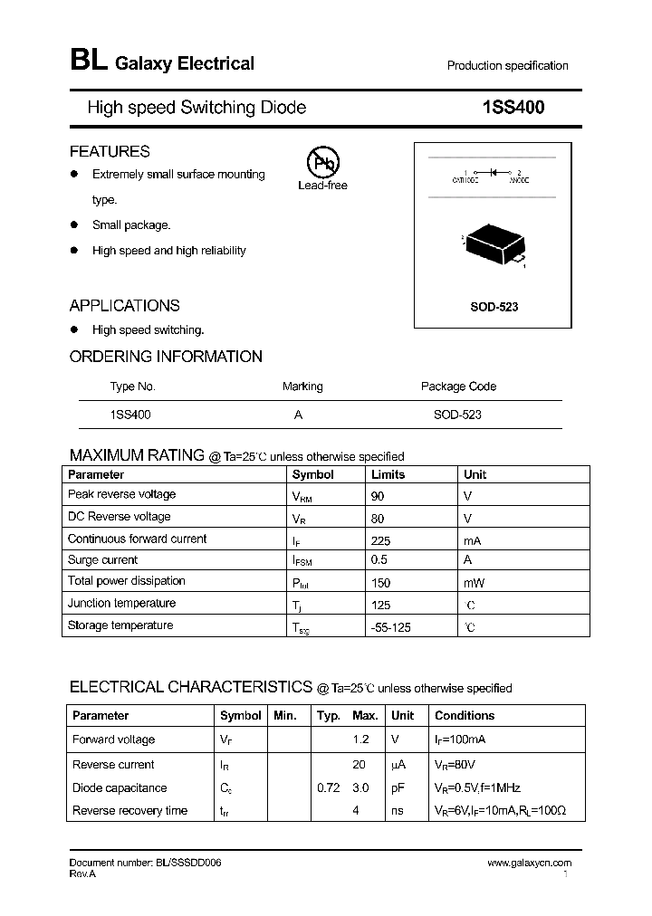 1SS400_4185918.PDF Datasheet