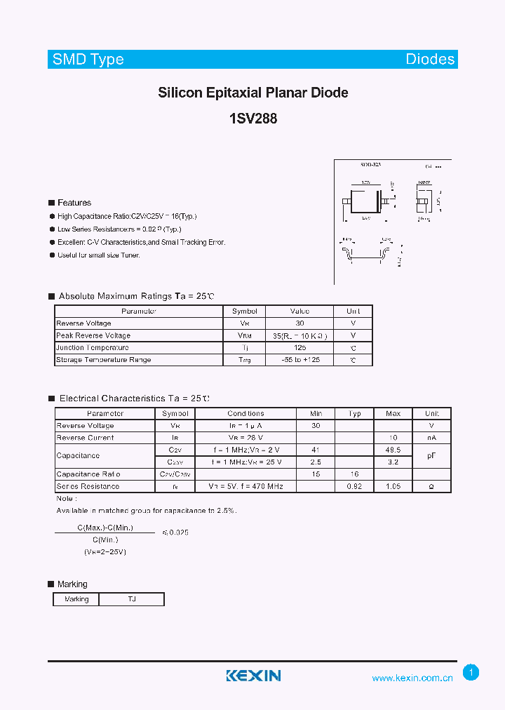 1SV288_4336897.PDF Datasheet