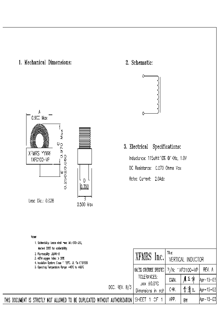 1XF0100-VP_4547541.PDF Datasheet