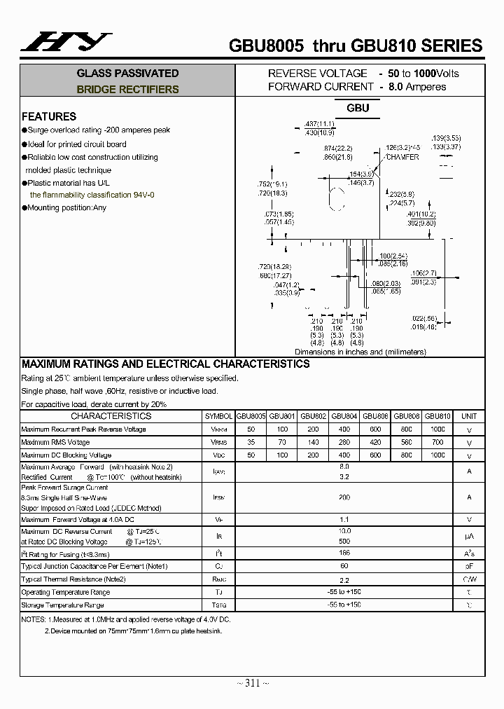 GBU8005-GBU810_4505010.PDF Datasheet