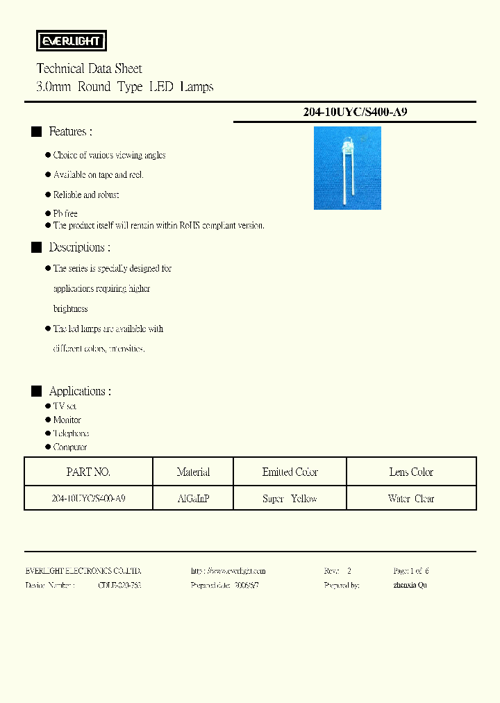 204-10UYC-S400-A9_4489748.PDF Datasheet