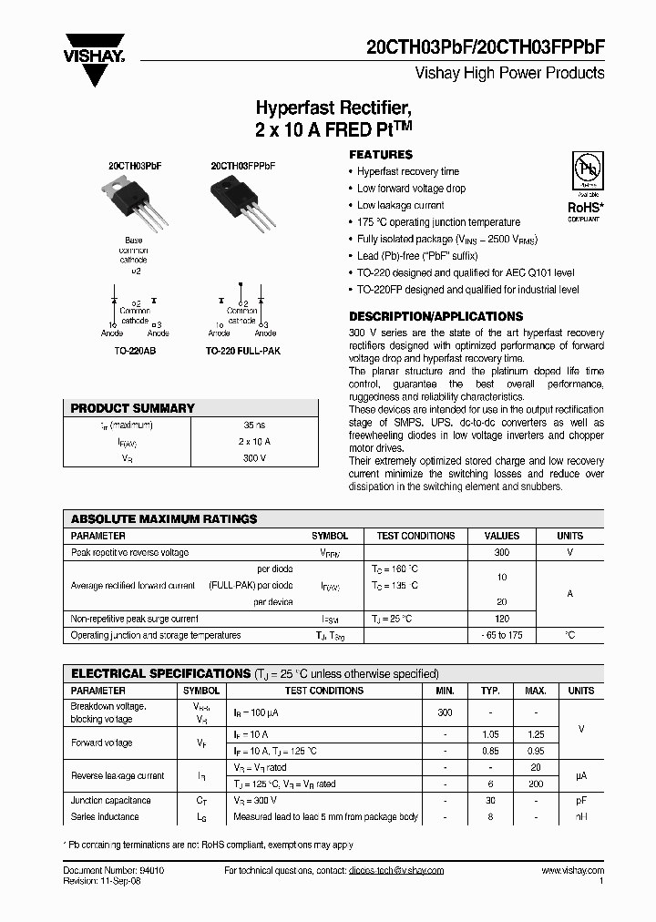 20CTH03FPPBF_4415885.PDF Datasheet
