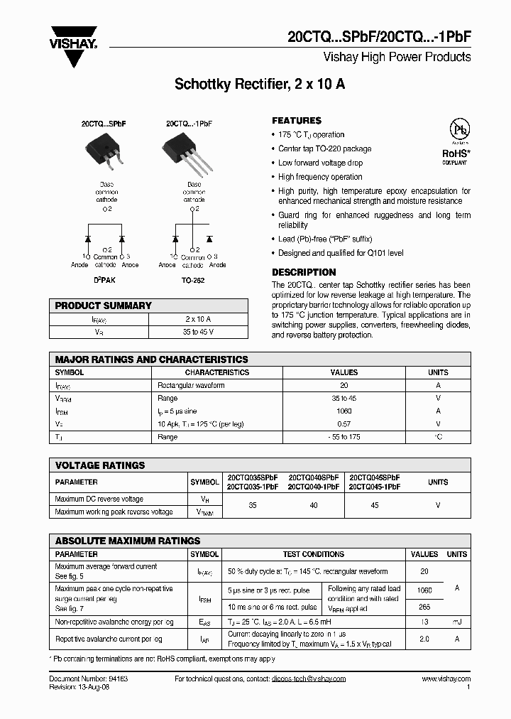 20CTQ035SPBF_4855666.PDF Datasheet