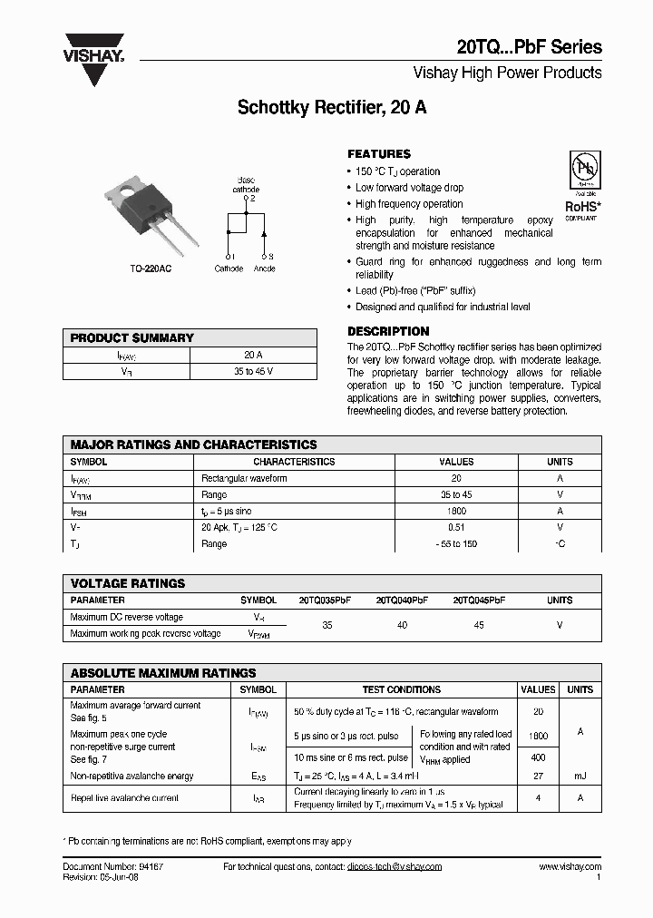 20TQPBF_4529894.PDF Datasheet