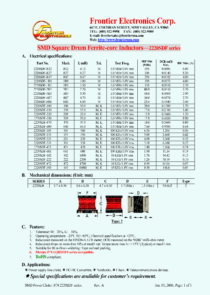 2220SDF-100_4271856.PDF Datasheet