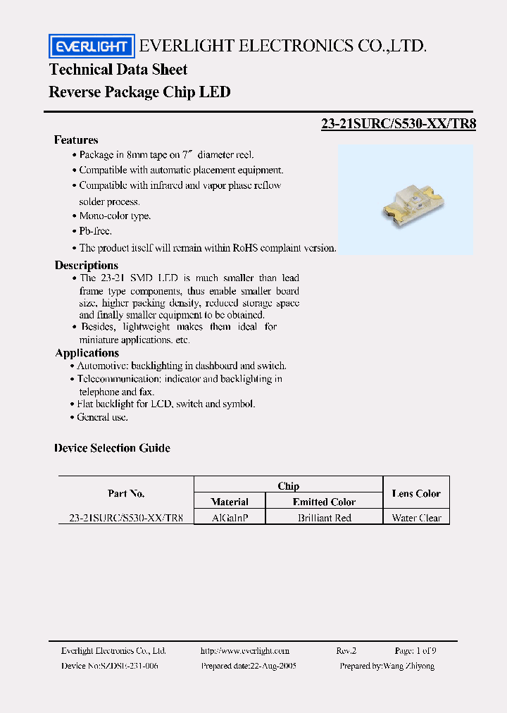 23-21SURC_4654870.PDF Datasheet