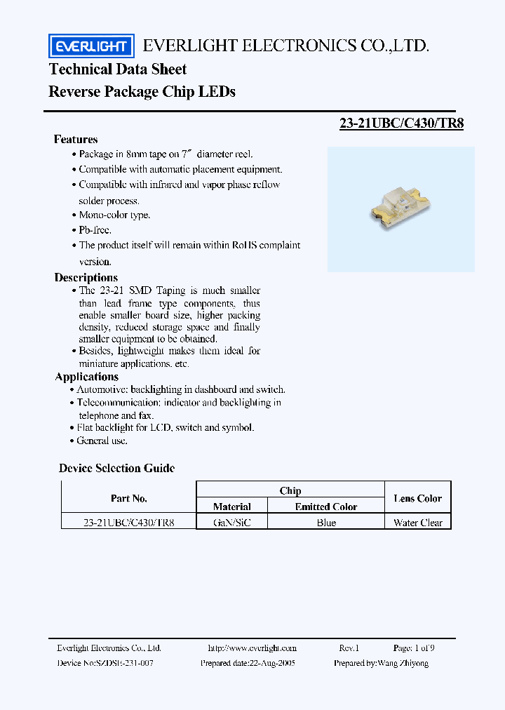 23-21UBC_4397301.PDF Datasheet