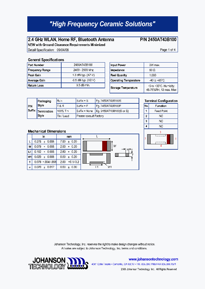 2450AT43B100_4910869.PDF Datasheet