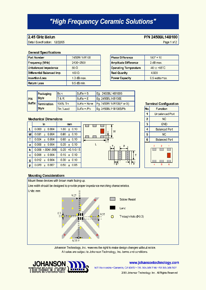 2450BL14B100_4867774.PDF Datasheet