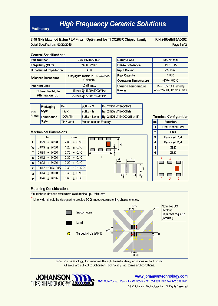 2450BM15A000210_4662621.PDF Datasheet