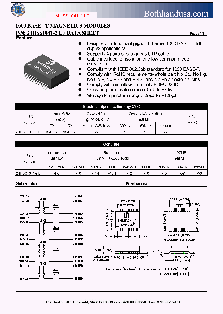 24HSS1041-2-LF_4692849.PDF Datasheet