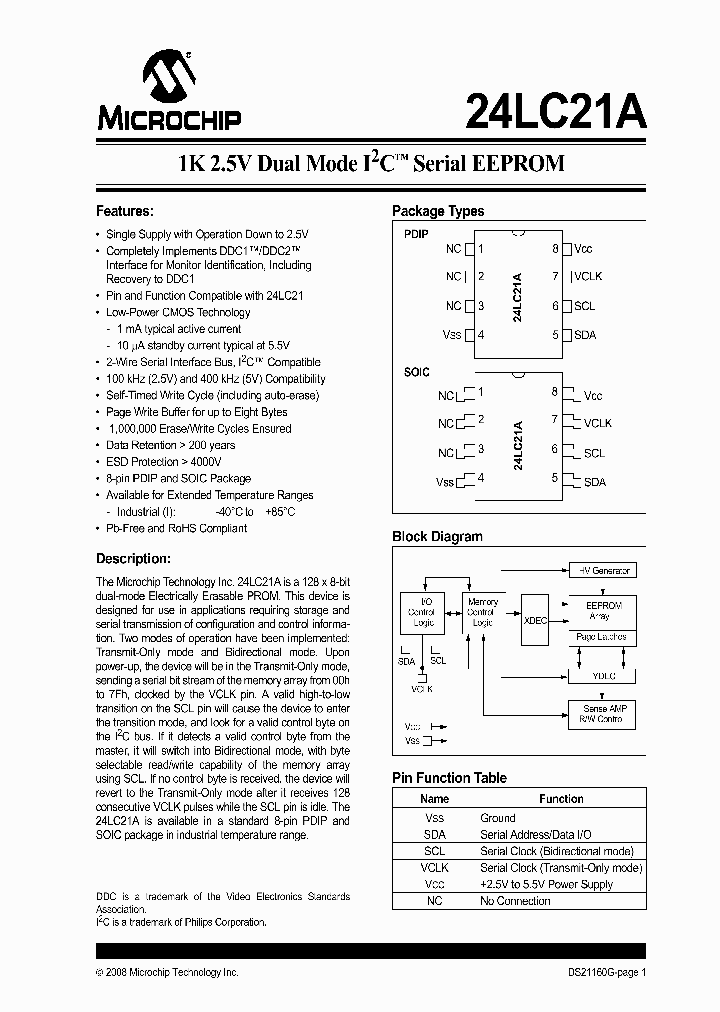 24LC21A-IP_4544895.PDF Datasheet