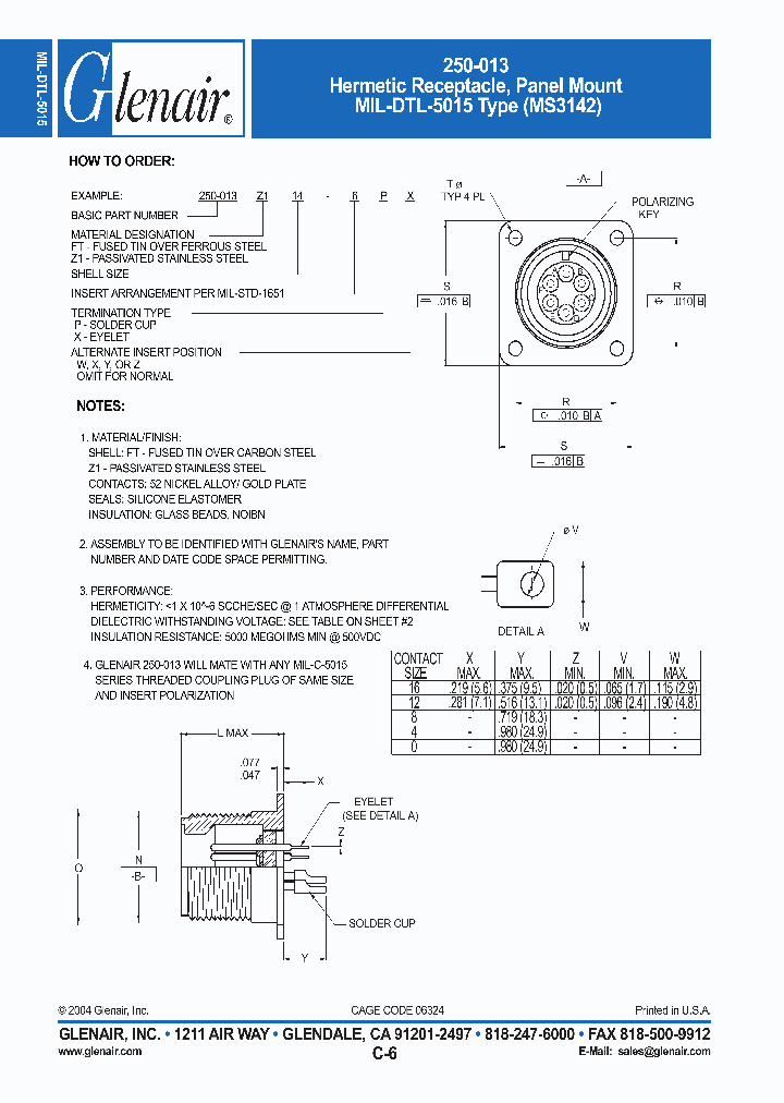 250-013Z110SL-6XW_4623913.PDF Datasheet