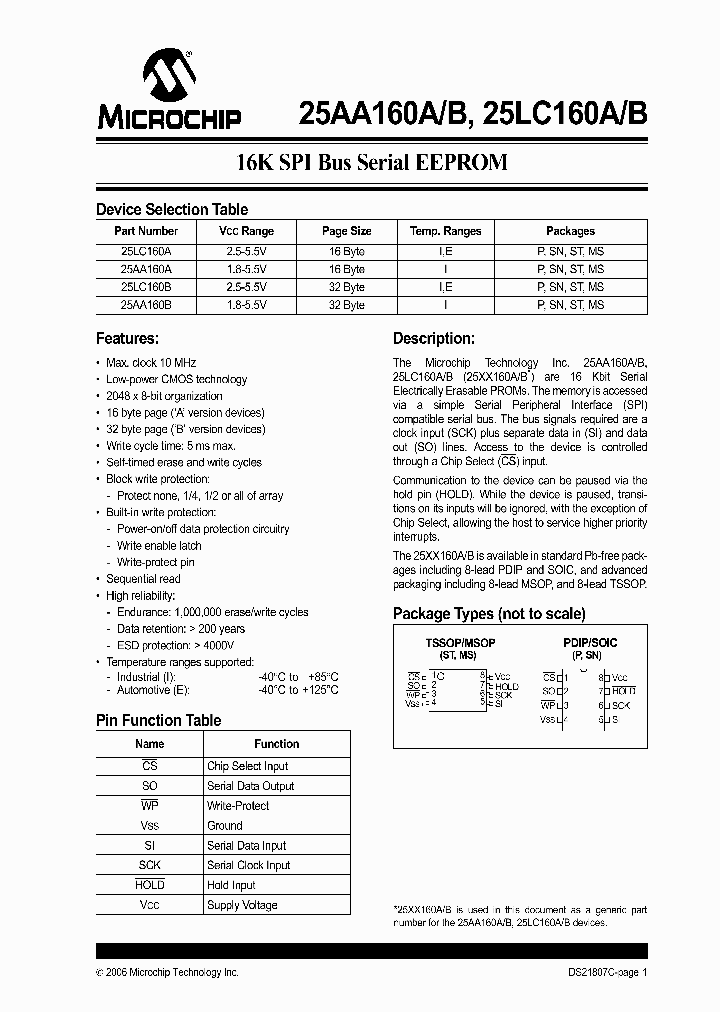 25LC160BT-EP_4467416.PDF Datasheet