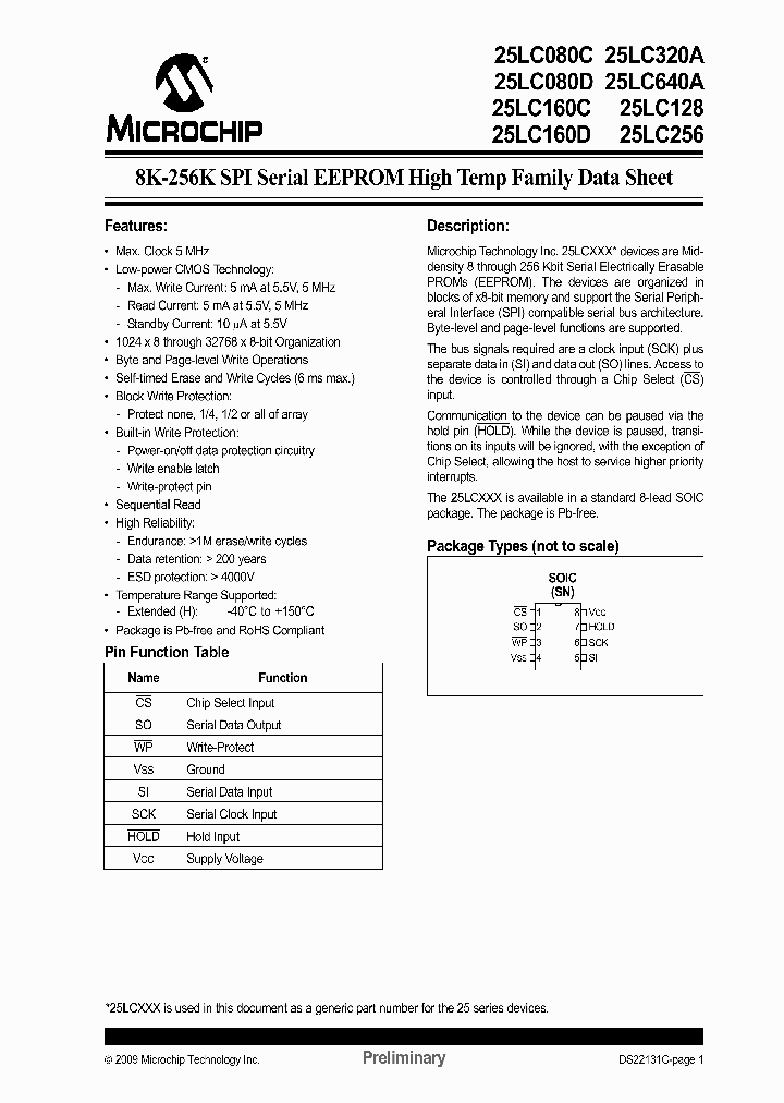 25LC256_4620316.PDF Datasheet