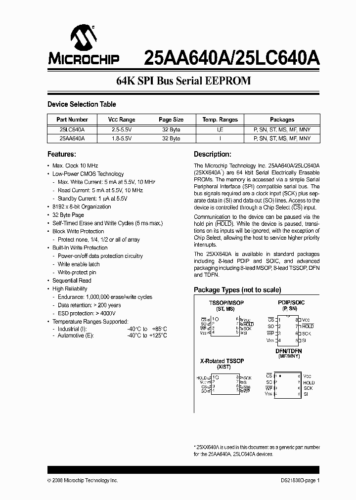 25LC640AX-IMF_4537543.PDF Datasheet
