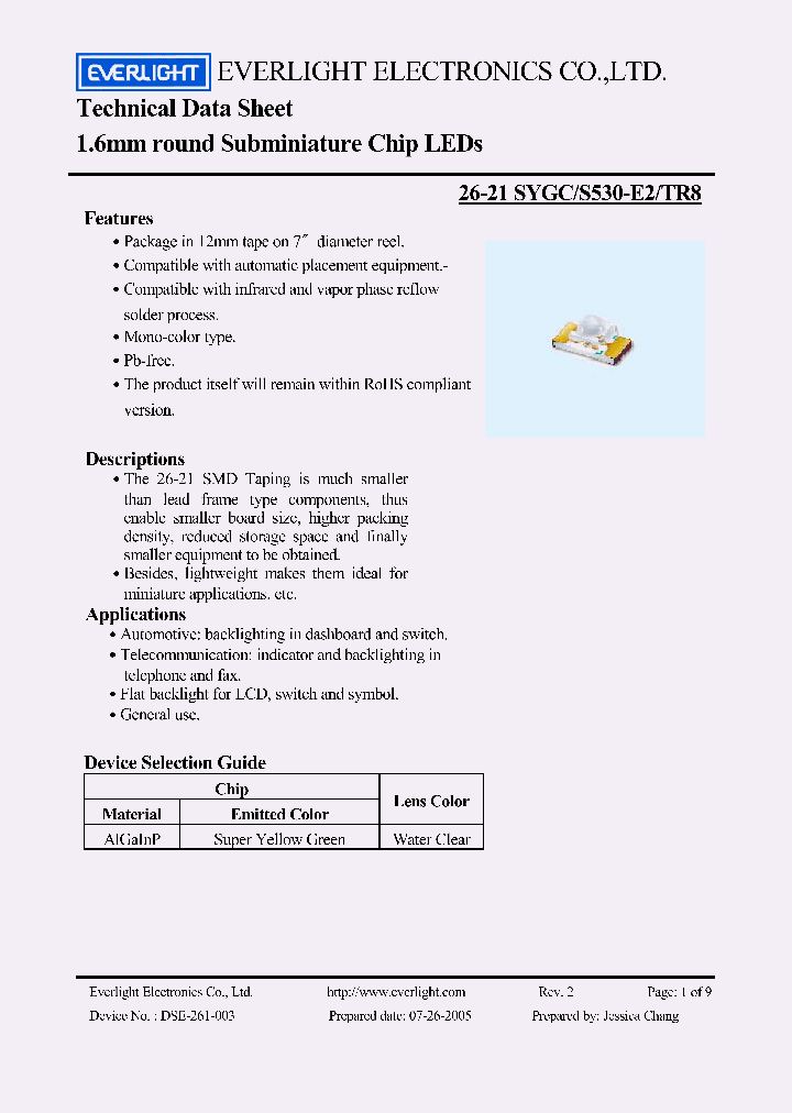 26-21SYGCS530-E2TR8_4688649.PDF Datasheet