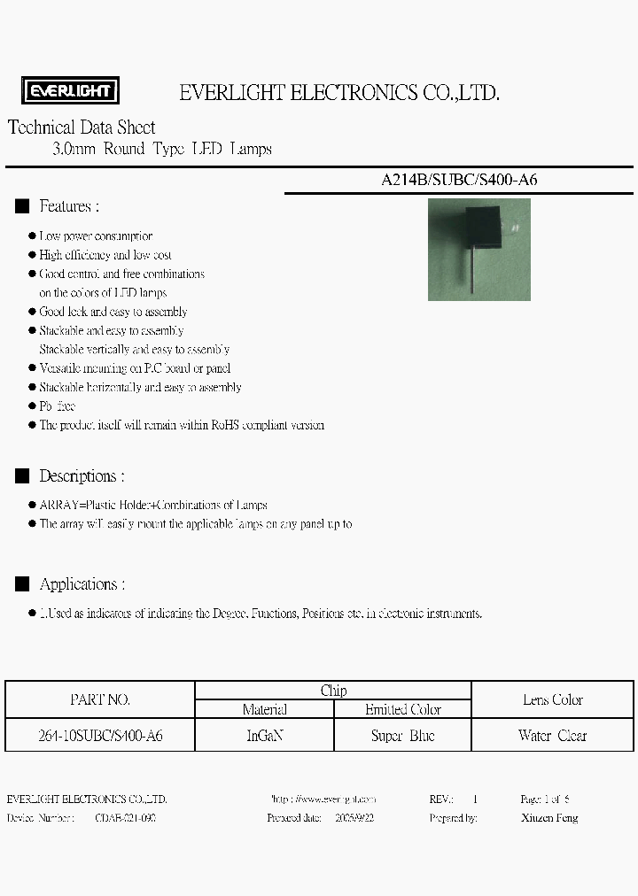 264-10SUBCS400-A6_4891561.PDF Datasheet