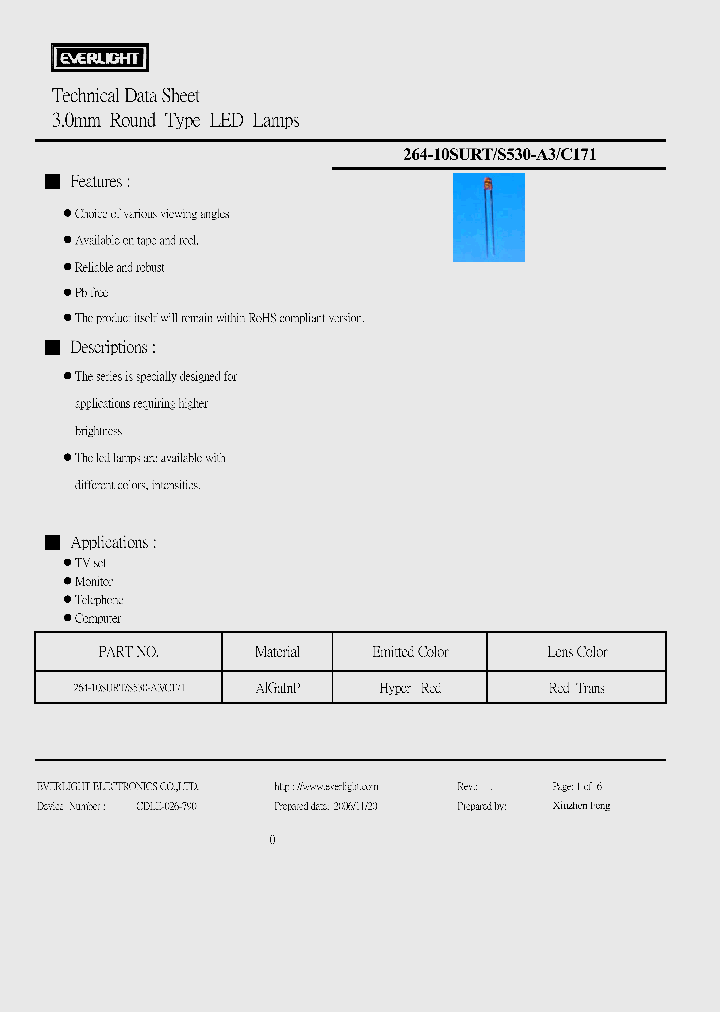 264-10SURT-S530-A3-C171_4318265.PDF Datasheet