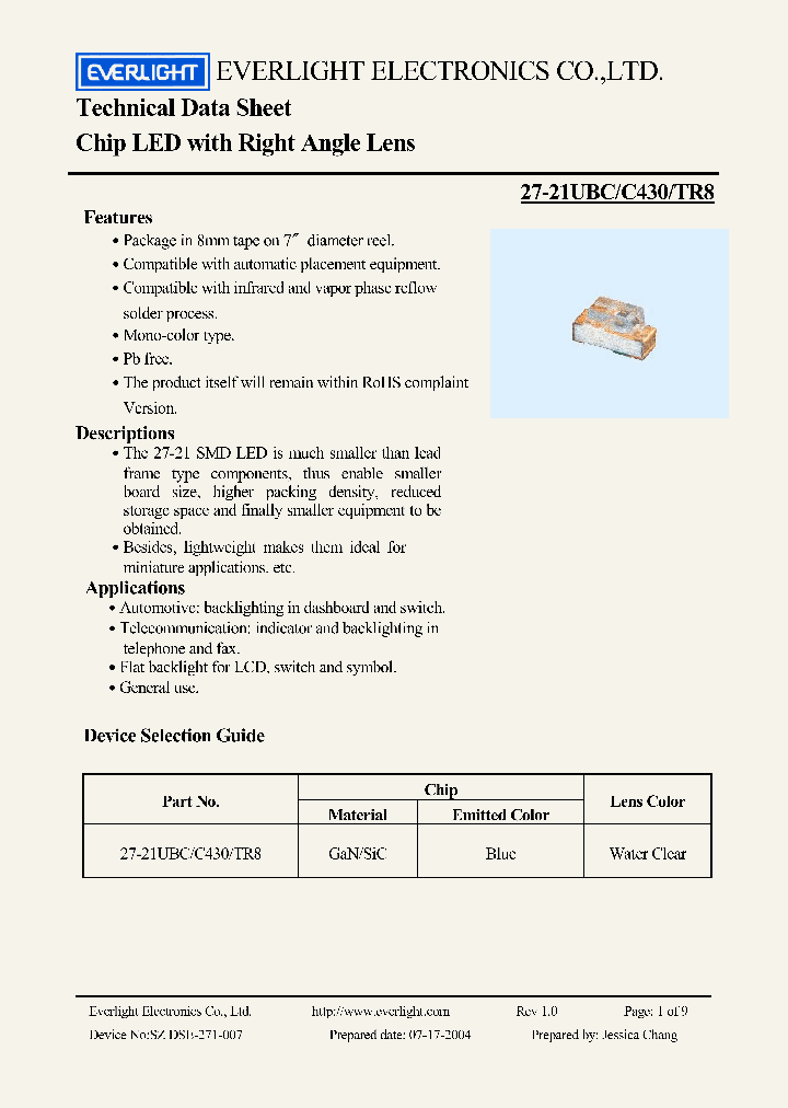 27-21UBC-C430-TR8_4433069.PDF Datasheet