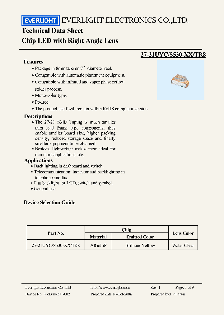 27-21UYC-S530-A2-TR8_4385347.PDF Datasheet