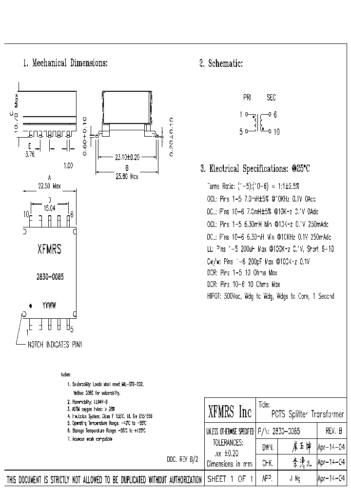 2830-0085_4532693.PDF Datasheet